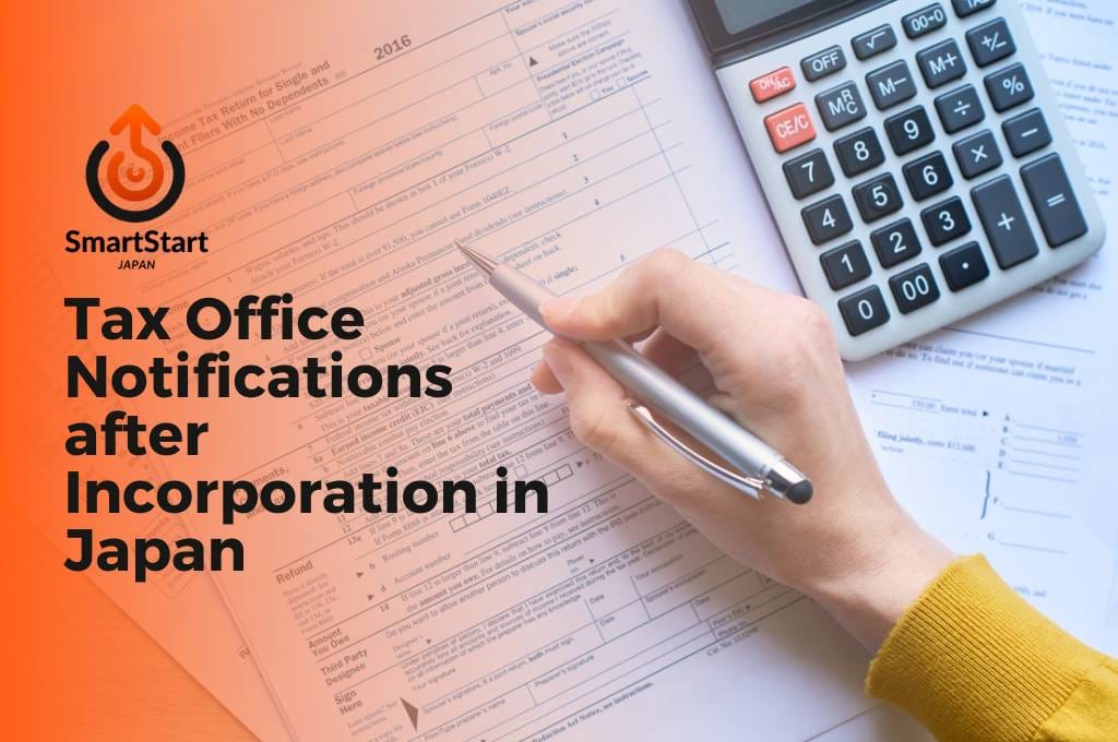 Tax office notification in Japan