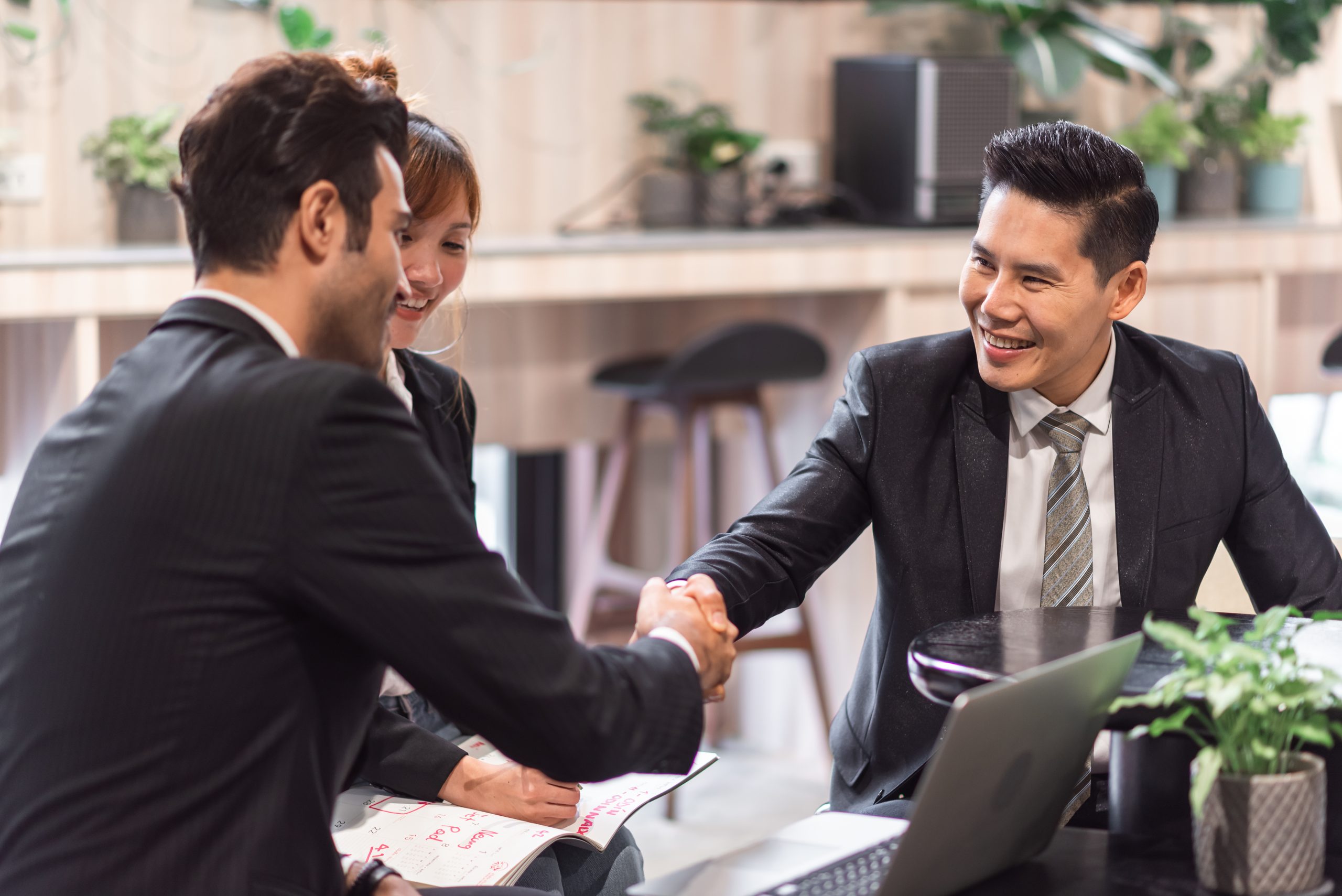 Business Meeting of Opening a Retail Business in Japan