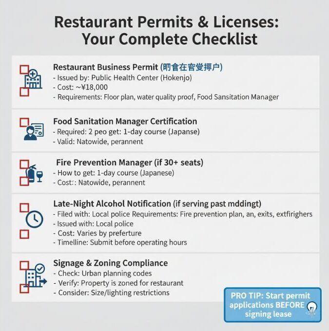 Restaurant Permits and Licenses