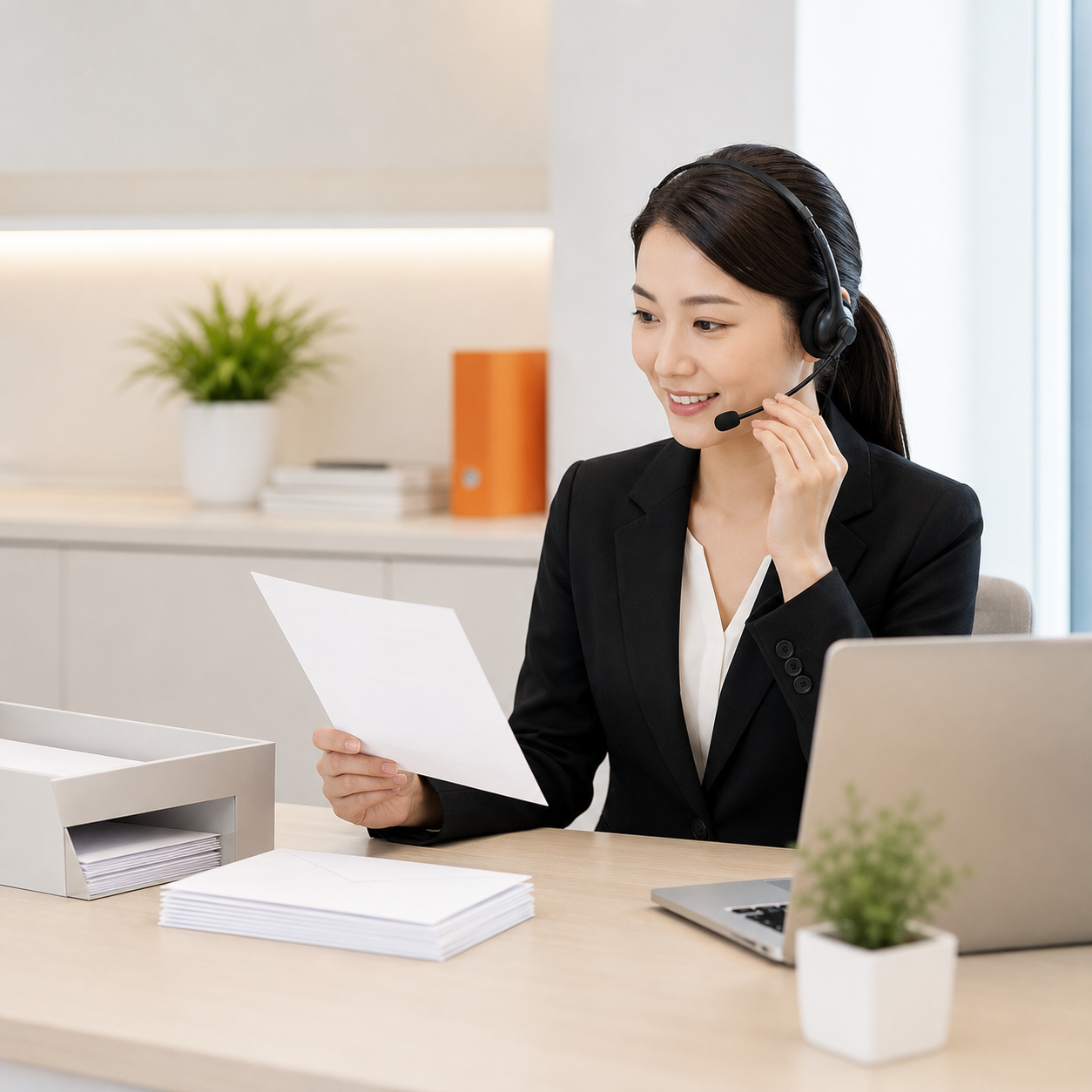 virtual office in japan - receptionist