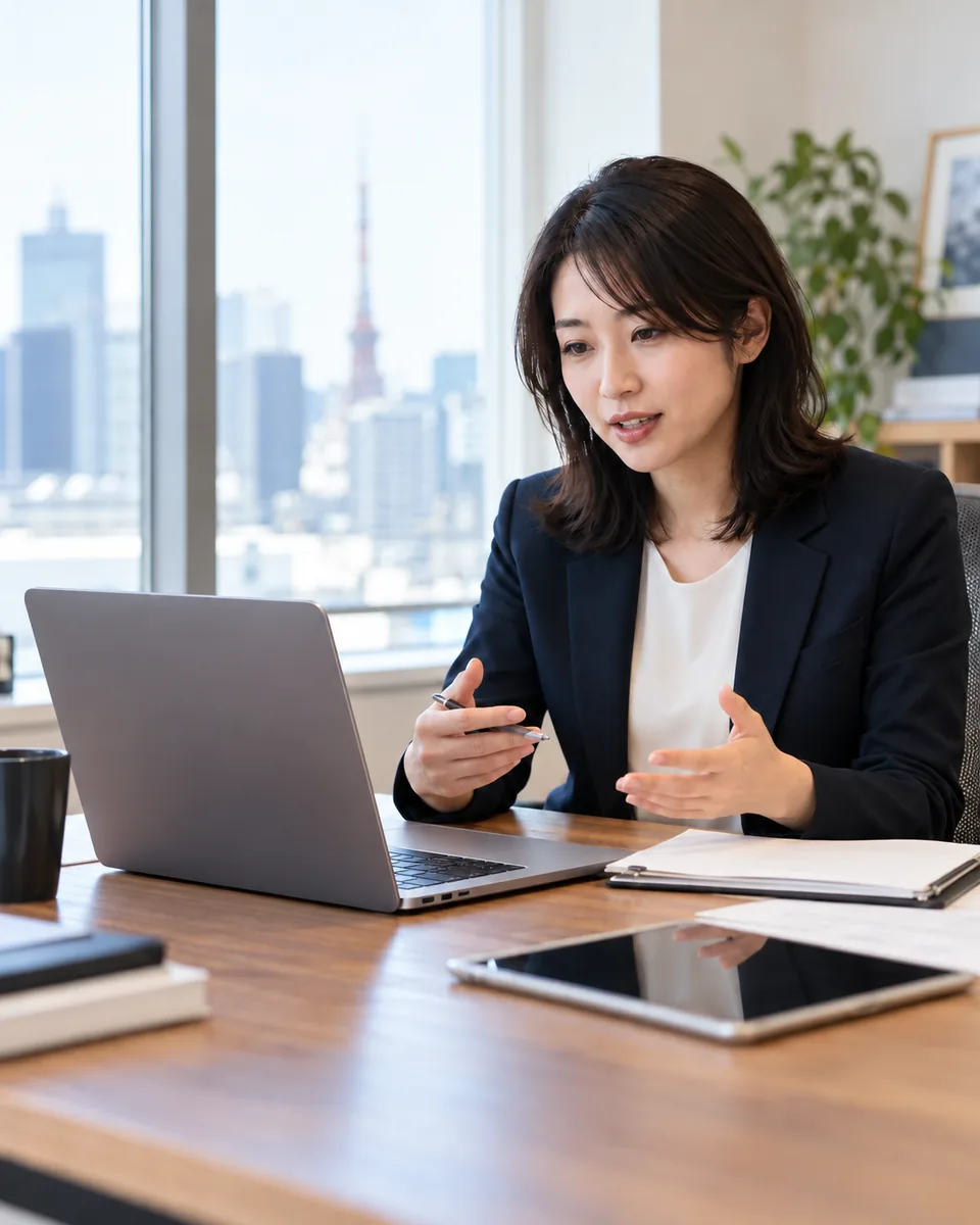 A Japan-based adviser coordinating a remote company setup